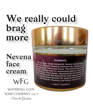 WFG Waterfall Glen Soap Co. Nevena Organic Face Cream - Natural Skincare Solution - Buy Online on GoSupps.com