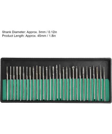 Agatige Carborundum Drill Bit Set - 330pcs Electroplated Grinding Head & Polishing Tools (3.00mm) - International Shipping - Buy Online on GoSupps.com