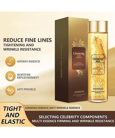 Ginseng Essence Anti-Wrinkle Serum - Moisturizing and Firming Essential Oil with Ginseng Extract Herbal Ginseng Anti-aging Essence Reduces Fine Lines and Wrinkles Smoothes Skin 4.23 Fl Oz - Buy Online on GoSupps.com