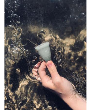 Selenacare Menstrual Cup Size S - Washable Medical Silicone Period Cup with Cotton Storage Bag | Eco-Friendly & Comfortable - Buy Online on GoSupps.com