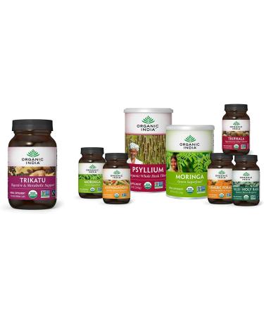 Organic India Trikatu - 90 Vegetarian Capsules for Digestive Health - Buy Online on GoSupps.com