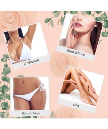 Keethem Hard Wax Beads - Sensitive Skin Hair Removal - Coconut Scented Wax Beads for Full Body, Face, Bikini & Legs - Includes 10 Applicators - Men & Women - Buy Online on GoSupps.com