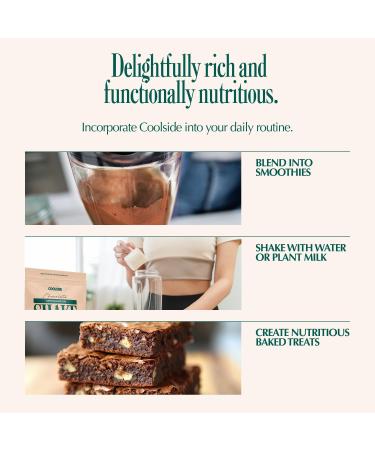 Coolside Superfood Vegan Protein Powder Chocolate | 20g Plant Based Protein Supergreens Superfoods & Prebiotics | Rich and Delicious | Low Sugar | All in One | Whey Free | 15 Servings (27oz) Chocolate 1.7 Pound - Buy Online on GoSupps.com