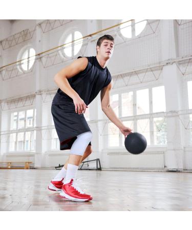 2 Packs Men's 3/4 One Leg Compression Tights - Medium Size | Unisex Athletic Leggings for Basketball Sports - Buy Online on GoSupps.com