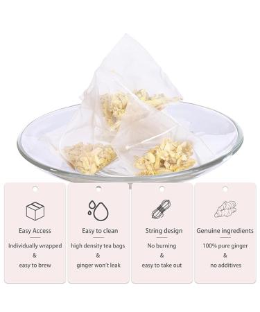 Organic Ginger Root Tea Bags - 60 Bags/6.4 Oz | Caffeine Free  Non-GMO  Pure Ginger | Natural and Additive-Free - Buy Online on GoSupps.com