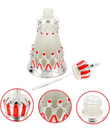 Ipetboom Dubai Perfume Empty Bottle Dropper Bottle Glass Arab 10x5CM Silver - Buy Online on GoSupps.com