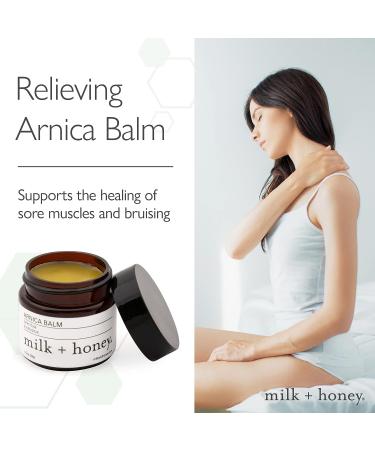Milk + Honey Arnica Balm for Sore Muscles & Bruising - 1 Oz - Buy Online on GoSupps.com