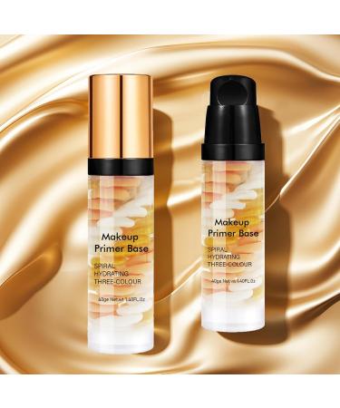  G n rique Moisturizing Primer Brightening Primer Face Makeup Isolation Cream Color Corrector Primer with 3 Colors Concealer Makeup Base Oil Control Primer for Face 1.4 Fl.oz Primer Makeup Base Primer  - Buy Online on GoSupps.com