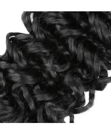 Hawaii Ocean Wave Crochet Hair - 50.8 cm 6 Packs Natural Black | Ocean Wave Braids Synthetic Hair Extensions (20 Inch 1b#) - Buy Online on GoSupps.com