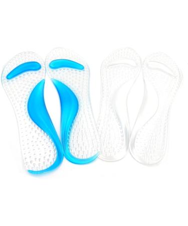 Gel Insoles for Women - Orthopedic Arch Support & Cushion for Flat Feet | Silicone Gel Inserts for Foot Care - 1 Pair - Buy Online on GoSupps.com