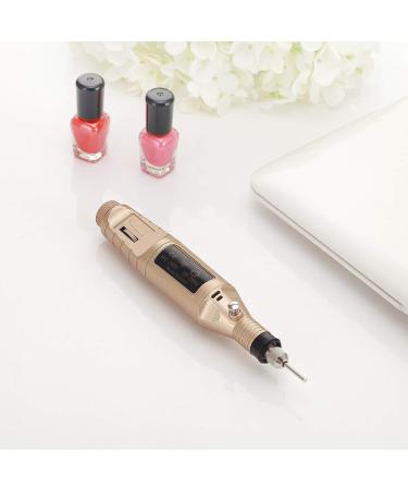 Miss Sweet Electric Nail Drill - Gold Nail File for Regular Polish & Acrylic Nails - Buy Online on GoSupps.com