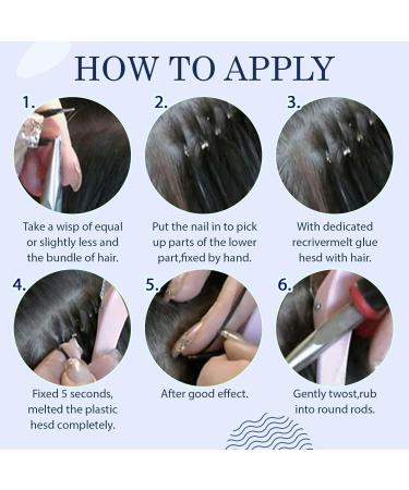 RUNATURE Blonde Nano Hair Extensions 20 Real Human Hair Highlight Blonde Nano Ring Nano Tip Extensions 50g - A-Nano-#16P22 - Buy Online on GoSupps.com