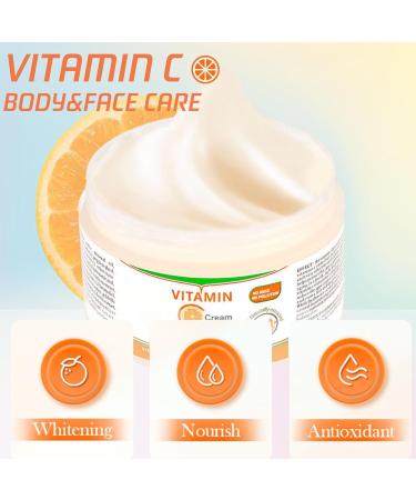 90% Vitamin C Face Cream - Face Cream for Women - Lightening Anti Aging Face Cream for Dark Spots on Face Hands Body - Repair Skin&Face Moisturizer Fade Fine Lines 115g - Buy Online on GoSupps.com