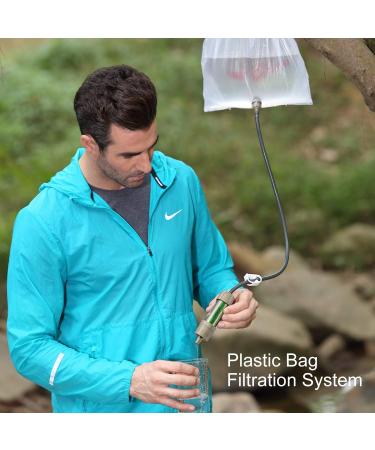 Miniwell Mini Water Filter with Bucket Attachment - Portable Outdoor Water Filter System for Camping & Travel | T V-Tested Water Treatment Solution - Buy Online on GoSupps.com