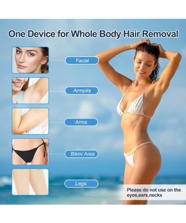 Home Use Hair Removal Device for Women & Men - 999 999 Flashes | At-Home Beauty Solution - Buy Online on GoSupps.com