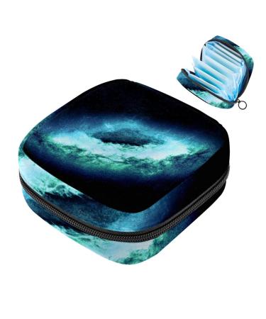 Galaxy Space Nebulae sanitary-napkin storage bag portable period pocket for women teenagers girls menstrual cup pocket breastfeeding insert holder