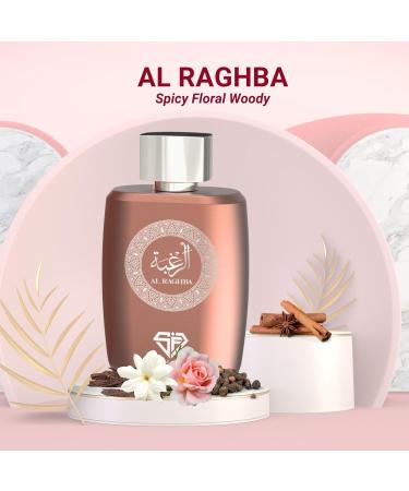 Al Raghba - Luxurious Arabian Perfume with Spicy Floral Woody scents | Alcohol Free & Long Lasting for Women & Men Perfume 3.4 Fl. Oz. - Buy Online on GoSupps.com