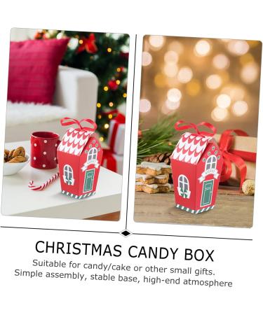 Abaodam 20 Pcs Nougat Box Food Container Cookie Holder with Ribbon Paper Candy Bags Bag Dessert Biscuit 19.5x9.5x7cmx2pcs Redx2pcs - Buy Online on GoSupps.com