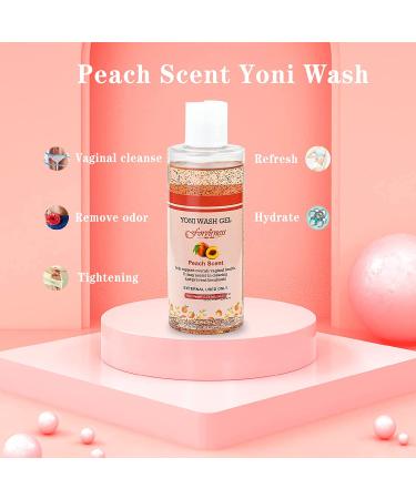 forvirness Feminine Wash & Yoni Oil Set - Cleansing, pH Balanced Vaginal Care Combo for Women - Peach Scented Oil & Intimate Wash 1 fl.oz & 6.7 fl.oz - Buy Online on GoSupps.com