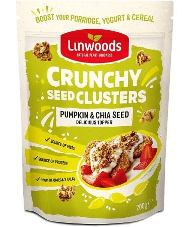 Linwoods Linwoods Crispy Seed Clusters 200g - Pumpkin & Chia Seeds