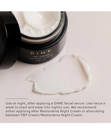 DIME Beauty TBT Cream Anti-Aging Retinol Cream Alternative and Face Moisturizer with Bakuchiol Lightweight Night Cream 1.7 oz / 50 ml 1.7 Ounce (Pack of 1) - Buy Online on GoSupps.com