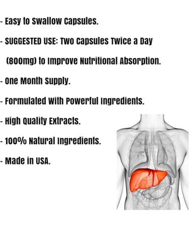 Herbs SRA- Liver Detox Cleanse & Repair Formula- Herbal Liver Support Supplement with Milk Thistle Dandelion Turmeric Artichoke Aronia... 120 Vegetarian Capsules - Buy Online on GoSupps.com