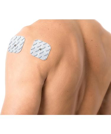 20 Electrodes Compatible with COMPEX TENS EMS Pads 5x5cm - Button Connection 3.75mm | axion Brand Quality - Buy Online on GoSupps.com