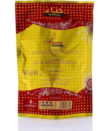 Henna Brown with Rose for Hair Henna Powder 150g By Hemani - Buy Online on GoSupps.com