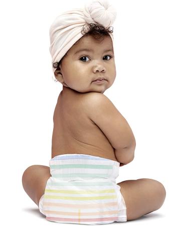 The Honest Company Plant-Based Sustainable Diapers, Rainbow Stripes Flower Power, Size 3 (16-28 lbs), 136 Count - Super Club Box - Buy Online on GoSupps.com