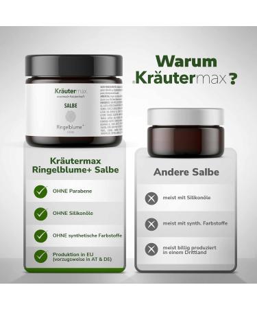  Kr utermax. Calendula Ointment Pure Calendula Ointment No Additives Calendula 6 x 100 ml - Buy Online on GoSupps.com