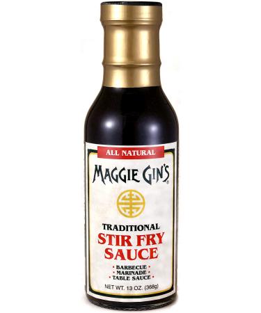 Traditional Stir Fry Sauce | All-Natural | Low Sodium Marinade | 13 oz. by Maggie Gin - Buy Online on GoSupps.com