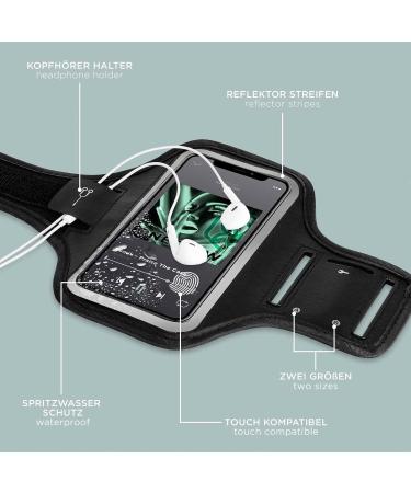 Oneflow SportArnand Arm Bag for Samsung Galaxy Z Flip 5 - Black Onyx Fitness Bracelet Outdoor Cell Phone Holder for Running & Jogging - Buy Online on GoSupps.com