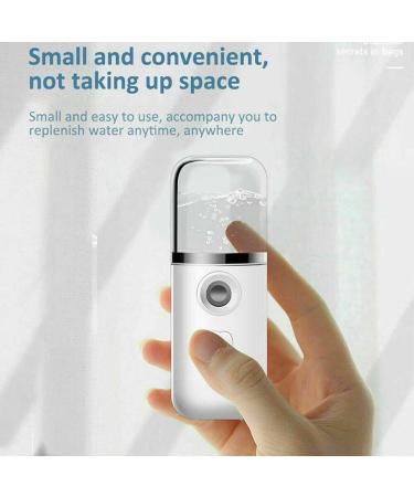Ayammahic Face Steamer Hydrating Handy Handheld Nano Facial Mist Sprayer Hydrating USB Rechargeable for Eyelash Extensions Face Face Hydrating White - Buy Online on GoSupps.com