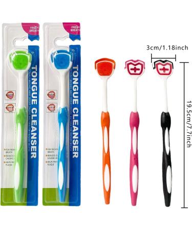 Emsiok 5 PCS Tongue Scraper Set | Tongue Cleaner for Adults | Eliminate Bad Breath - Buy Online on GoSupps.com