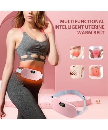Buy Cordless Adjustable Heating Pad - Portable Belt Fast Heat (10 Sec) & 3 Heat Settings - Pink | International Shipping Available - Buy Online on GoSupps.com