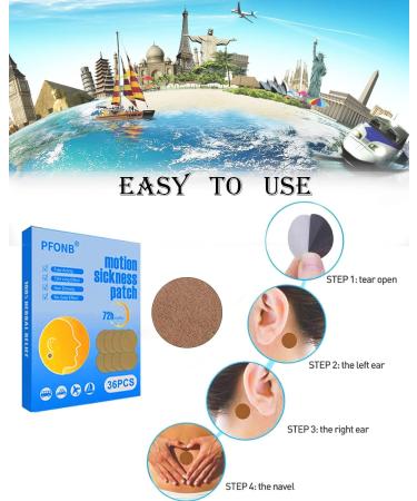 Motion Sickness Patches & Bands for Adults & Kids | Non Drowsy Relief for Nausea & Vertigo - Buy Online on GoSupps.com