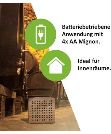 ISOTRONIC Ultrasonic Mouse & Rat Defense - 4-Piece Chemical-Free Pest Control in Wooden Housing for Home Basement & Garden - Buy Online on GoSupps.com