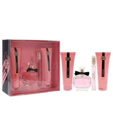 Prestige Fashionista by New Brand for Women - 4 Pc Gift Set 3.4oz EDP Spray 0.5oz EDP Spray 4.3oz Shower Gel 4.3oz Body Lotion - Buy Online on GoSupps.com