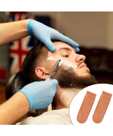 Premium Leather Straight Razor Case - Travel-Friendly Safety Razor Holder with Secure Button Closure for Men - Buy Online on GoSupps.com