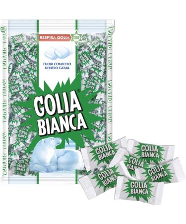  Italian Gourmet E.R. Golia Bianca Hard Candy Mint and Liquorice Flavor 1kg + Italian Gourmet Pulp 400g - Buy Online on GoSupps.com