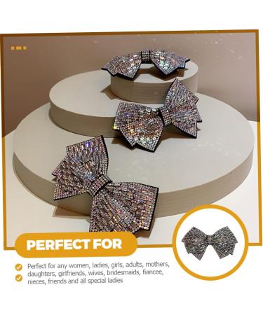 minkissy Wedding Rhinestone Butterfly Hair Clip bowknot hair barrettes hairpins hair for women hair bow barrettes bowknot hair clips hair bow barrette clip wedding side clip girl Hair - Buy Online on GoSupps.com