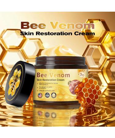 Bee Venom Skin Treatment Cream Anti-Aging Face for All Skin Type Wrinkle Removal & Firming Bee Venom Comprehensive Restoration Cream (1) - Buy Online on GoSupps.com