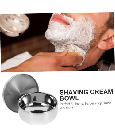 Beavorty Stainless Steel Shaving Bowl for Men - Foam Shell Sandalwood Soap Mustache Razor Brush - Premium Men's Grooming Accessories - Buy Online on GoSupps.com