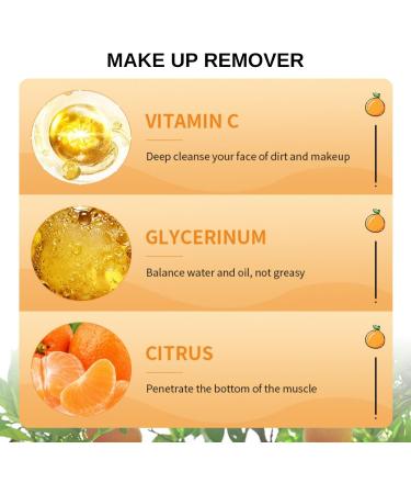 300ml Vitamin C Cleansing Water For Makeup Remover Makeup Remover with VC to Dissolve Oil and Make-Up in an Instant Vitamin C Face Wash Mascara Remover Gentle Skin Cleanser for Face Eyes and Lips - Buy Online on GoSupps.com