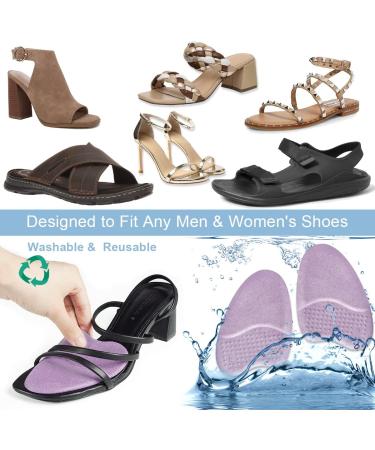 Beautulip Metatarsal Pads for Women - Anti-Sliding Cushions for Open Toe Shoes - 3-Pair Set in Lilac - Buy Online on GoSupps.com