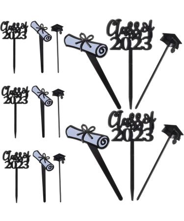 INOOMP 150 Pcs Graduation Cake Insert Graduation Party Cupcake Topper Grad Cake Toppers Graduation Cap Topper Cat Cupcake Toppers 2023 Graduation Party Supplies Graduate Edible Plastic - Buy Online on GoSupps.com