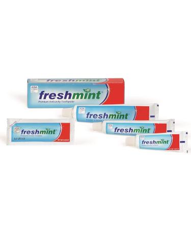 144 Tubes Freshmint 1.5 oz Premium Anticavity Fluoride Toothpaste - ADA Accepted | International Shipping Available - Buy Online on GoSupps.com