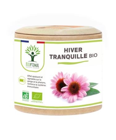 D fenses Bio - Bioptimal - Compl ment alimentaire - Echinac e enrichi avec Curcuma Eucalyptus Thym Plantain Hysope - Maux de l'Hiver et Allergies - Fabriqu en France - Certifi Ecocert - 60 g lules