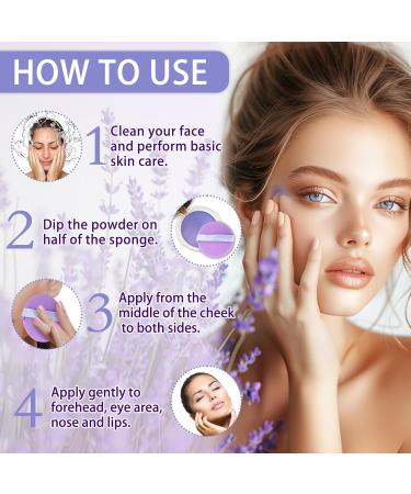  Gubuyi Lavender Matte Powder Silky Face Oil Control Gel Water Resistant Makeup Long Lasting - Buy Online on GoSupps.com