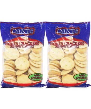Dante Crackers Cuban Galletas Cubanas Pack 2 (8 oz bag)